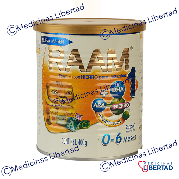 RAAM FORMULA LACTEA ETAPA 1 (0-6 MESES) 400 GR.