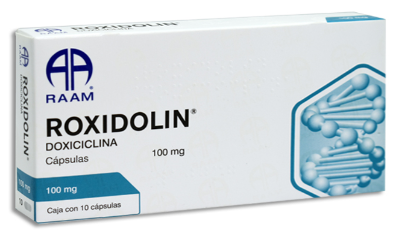 ROXIDOLIN (DOXICICLINA) 100 MG CAPSULAS C/10