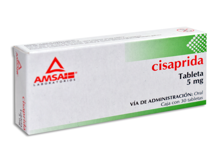 CISAPRIDA 5 MG AMSA TABLETAS C/30