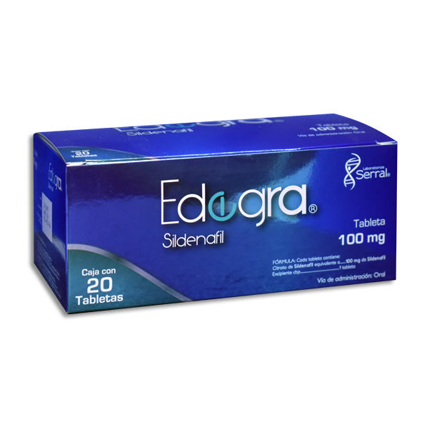 EDEGRA 100 MG  C/20 TABLETAS 