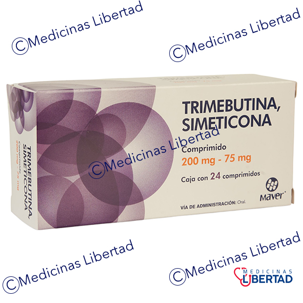 TRIMEBUTINA, SIMETICONA MAVER Comprimidos c/24