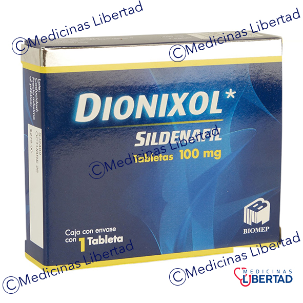 DIONIXOL (SILDENAFIL) 100 MG C/1 TABLETAS 