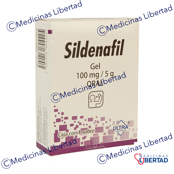SILDENAFIL 100 MG GEL SOBRE C/1 