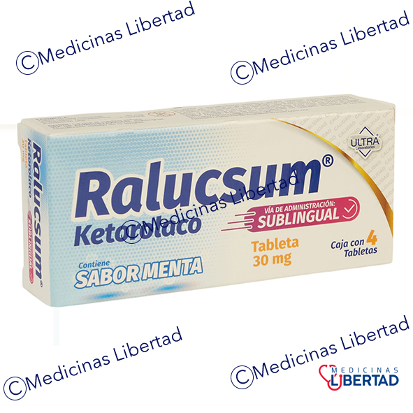 RALUCSUM SUBLINGUAL 30 MG C/4 TABLETAS