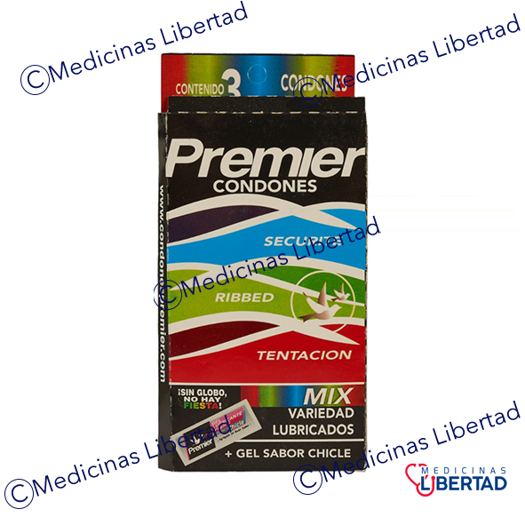 PRESERVATIVOS PREMIER MIX CARTERA C/3 