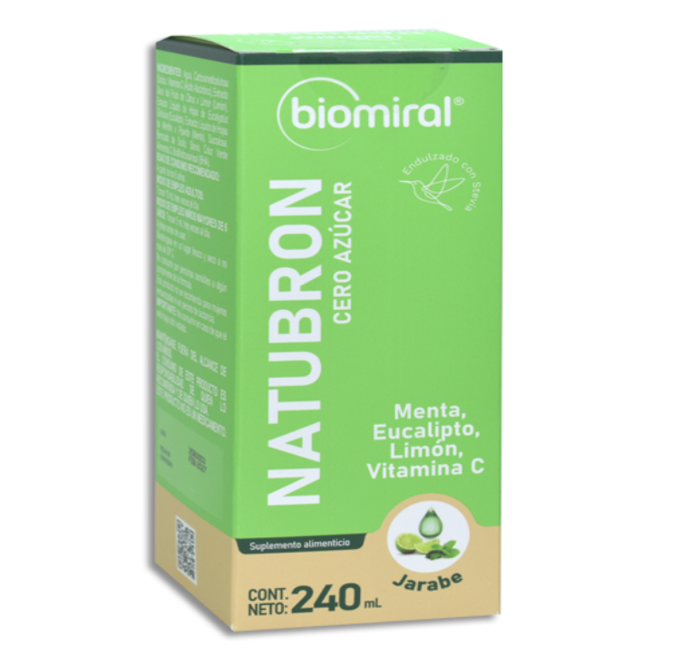 NATUBRON CERO AZUCAR Jarabe 240 ml
