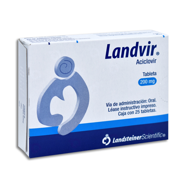 LANDVIR (ACICLOVIR ) TABLETAS C/25