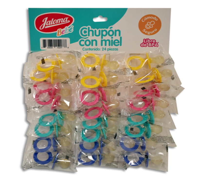 CHUPON JALOMA CARTERA C/24 PIEZAS