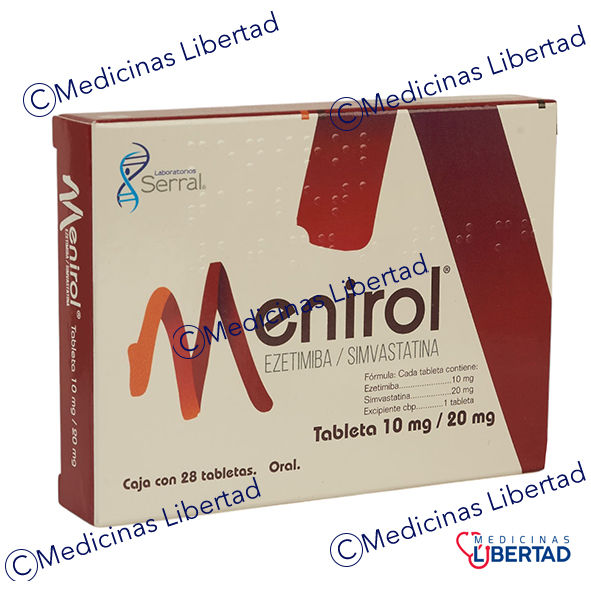 MENIROL ( EZETIMIBA/SIMVASTATINA) TABLETAS C/ 28 