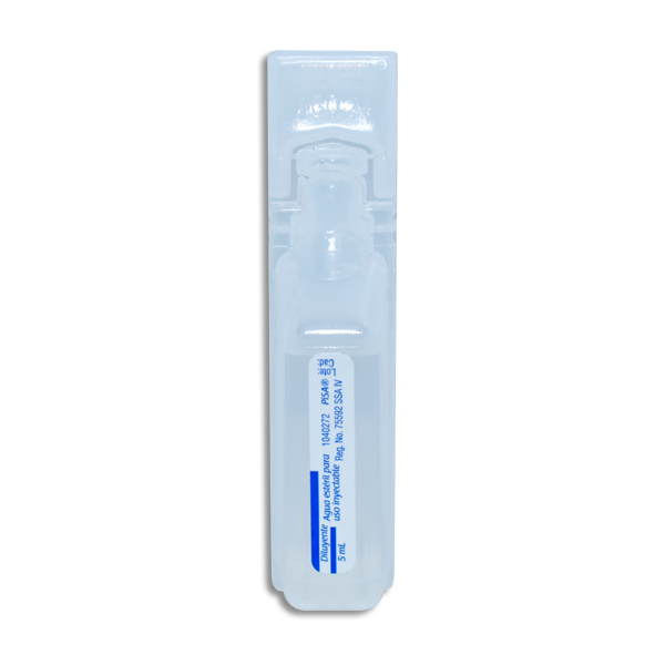  AGUA INYECTABLE 5ML FLEXOVAL Solución 5 ml