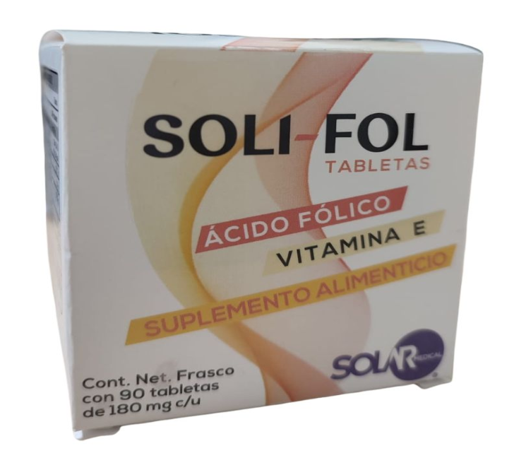 SOLI-FOL TABLETAS C/90 