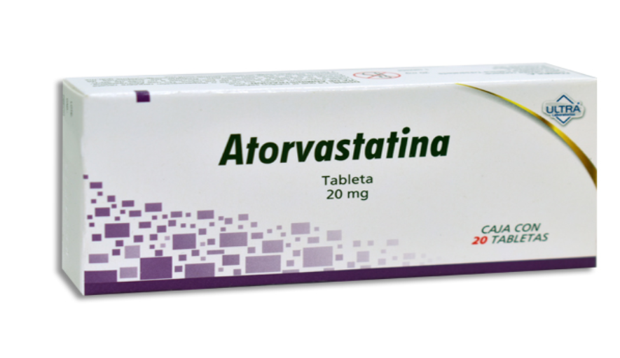 ATORVASTATINA 20 MG ULTRA TABLETAS C/20 