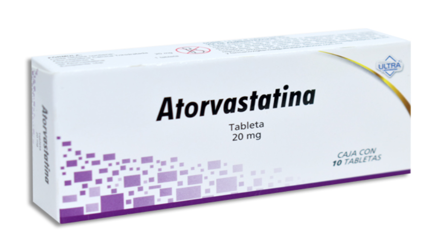 ATORVASTATINA 20 MG ULTRA TABLETAS C/10