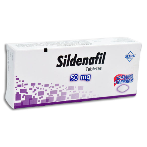 SILDENAFIL GI ULTRA 50 MG C/4 TABLETAS