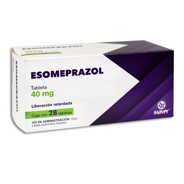 ESOMEPRAZOL 40 MG MAVER C/ 28 TABLETAS