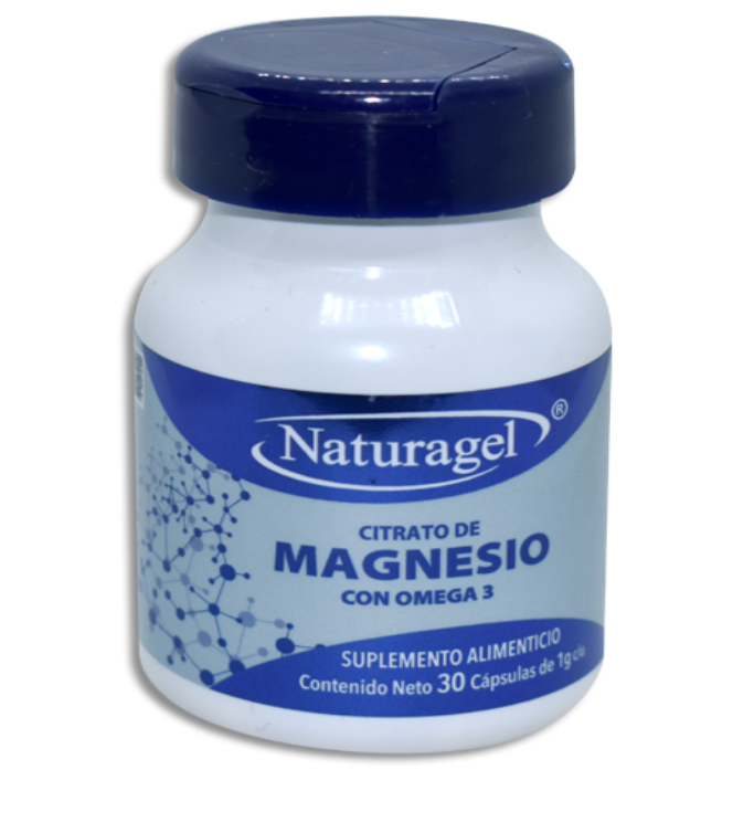 CITRATO DE MAGNESIO CON OMEGA 3 NATURAGEL CAPSULAS/30