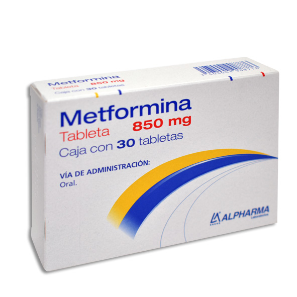 METFORMINA 850 MG ALPHARMA C/30 TABLETAS 