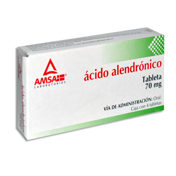 ACIDO ALENDRONICO AMSA TABLETAS C/4