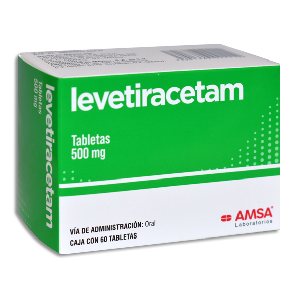 LEVETIRACETAM 500 MG AMSA C/60 TABLETAS 