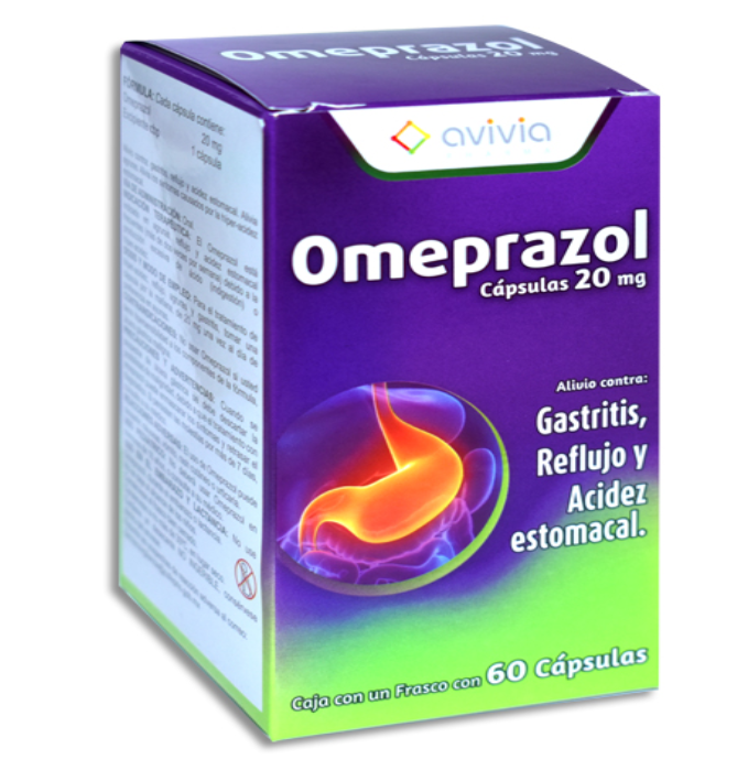 OMEPRAZOL AVIVIA C/60 CAPSULAS 