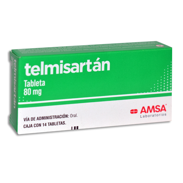 TELMISARTAN 80 MG AMSA C/14 TABLETAS