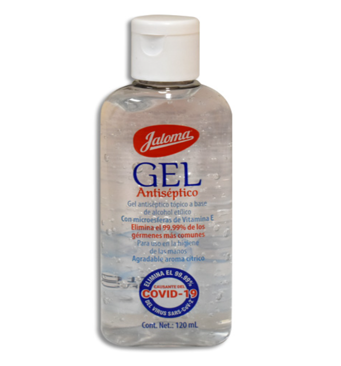 GEL ANTIBACTERIAL JALOMA 120 ML 