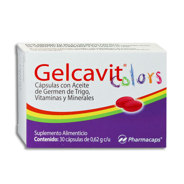 GELCAVIT COLORS CAPSULAS C/30 