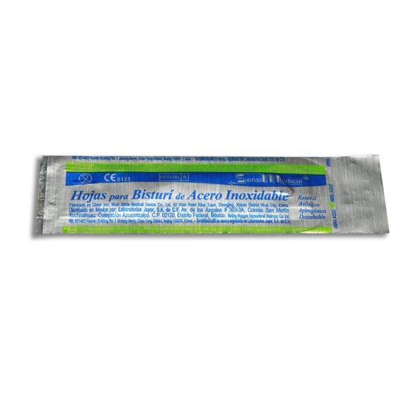  HOJA PARA BISTURI SENSIMEDICAL 23 Pieza 1 Pieza