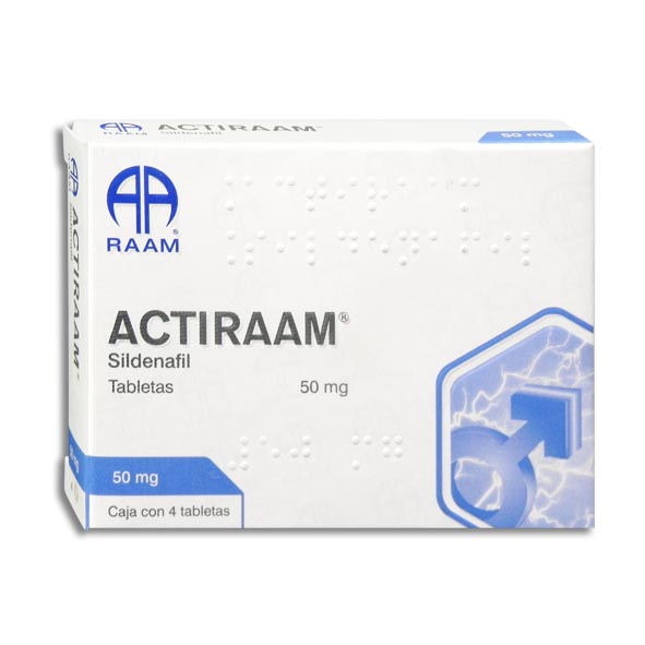 ACTIRAAM 50MG Tabletas c/4