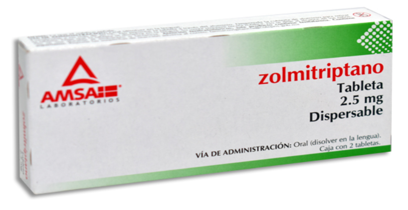 ZOLMITRIPTANO AMSA Tabletas c/2