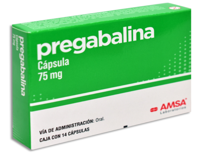 PREGABALINA 75MG AMSA Capsulas c/14