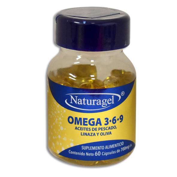 OMEGA 3, 6, 9 NATURAGEL Capsulas c/60