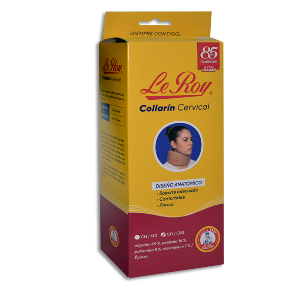 COLLARIN CERVICAL GRANDE/XL LEROY Pieza 1 Pieza