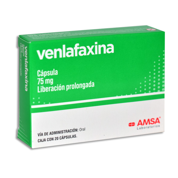 VENLAFAXINA AMSA CAPSULAS LP C/20