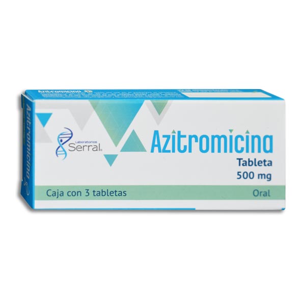 AZITROMICINA SERRAL Tabletas c/3