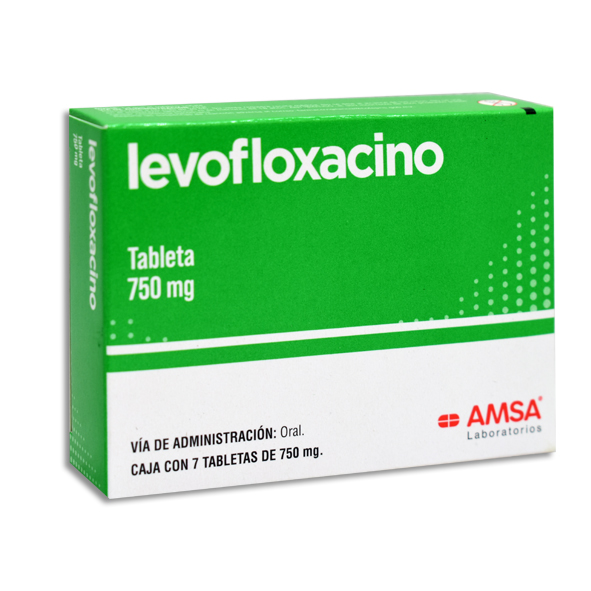 LEVOFLOXACINO 750 MG AMSA Tabletas c/7