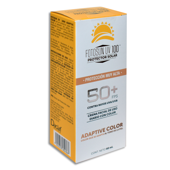  PROTECTOR SOLAR FOTOSUN UV 100 FACIAL ADAPTIVE COLOR Crema 60 ml