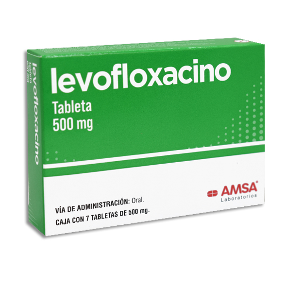 LEVOFLOXACINO 500MG AMSA Tabletas c/7
