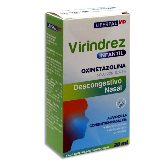  VIRINDREZ INFANTIL Solucion 20 ml