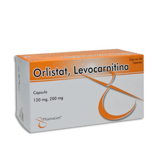ORLISTAT, LEVOCARNITINA Capsulas c/30