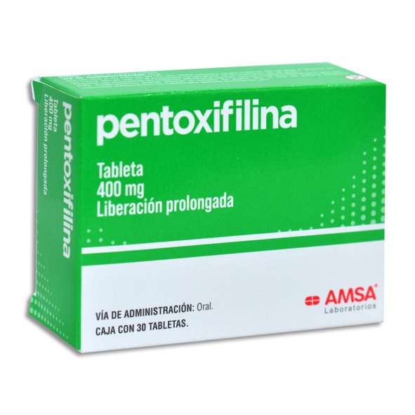 PENTOXIFILINA AMSA Tabletas LP c/30