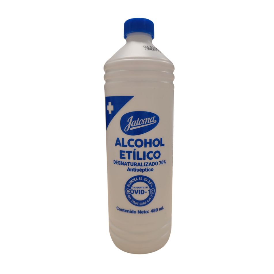 ALCOHOL JALOMA DESNATURALIZADO Frasco 480 ml