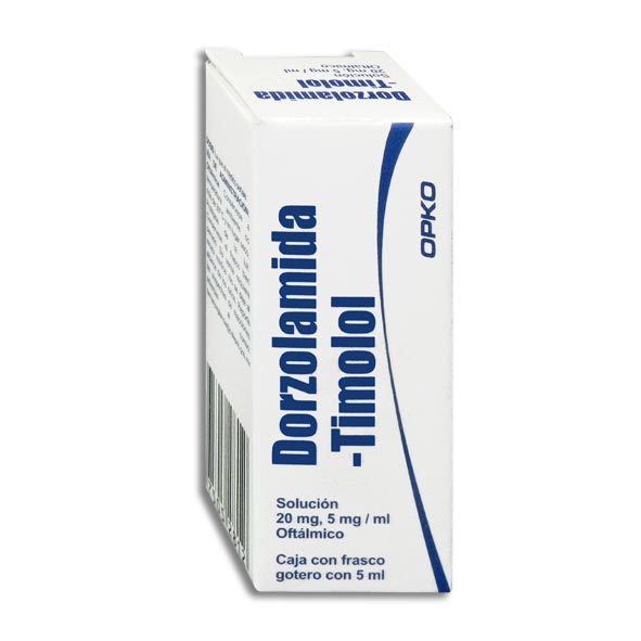 DORZOLAMIDA TIMOLOL EXAKTA Solucion Oftalmica 5 ml