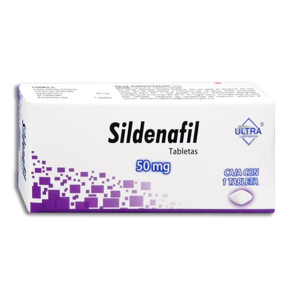 SILDENAFIL 50MG ULTRA Tabletas c/1