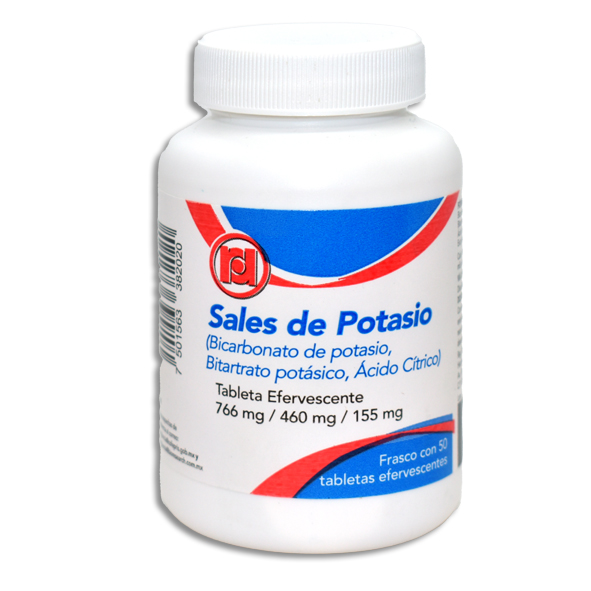 SALES DE POTASIO RANDALL Tabletas Efervescentes c/50
