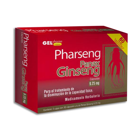  PHARSENG PANAX GINSENG Capsulas c/60