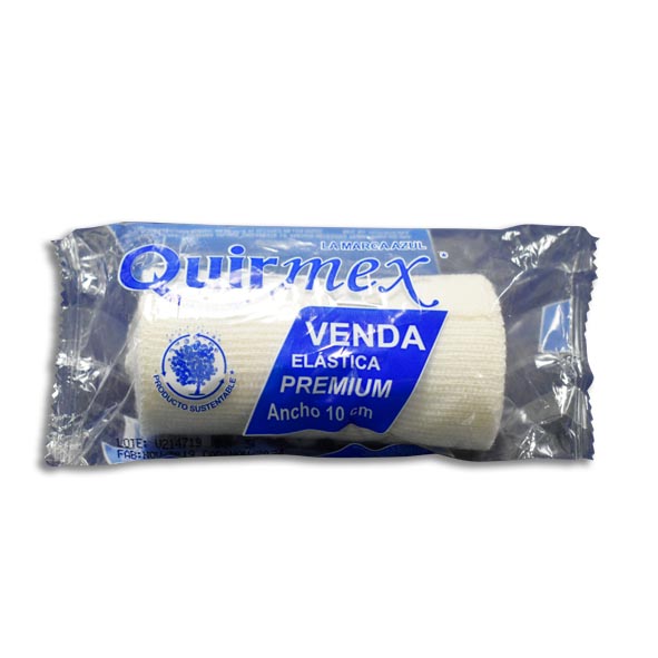 VENDA ELASTICA 10 CMS PREMIUM QUIRMEX Bolsa 1 Pieza