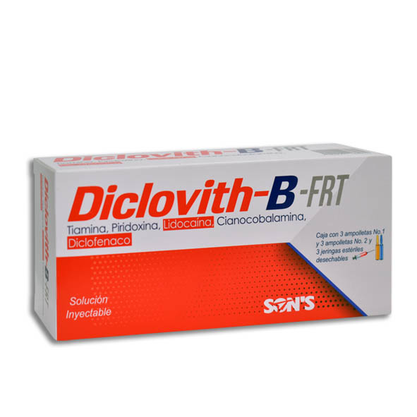  DICLOVITH-B FRT Solucion Inyectable c/3