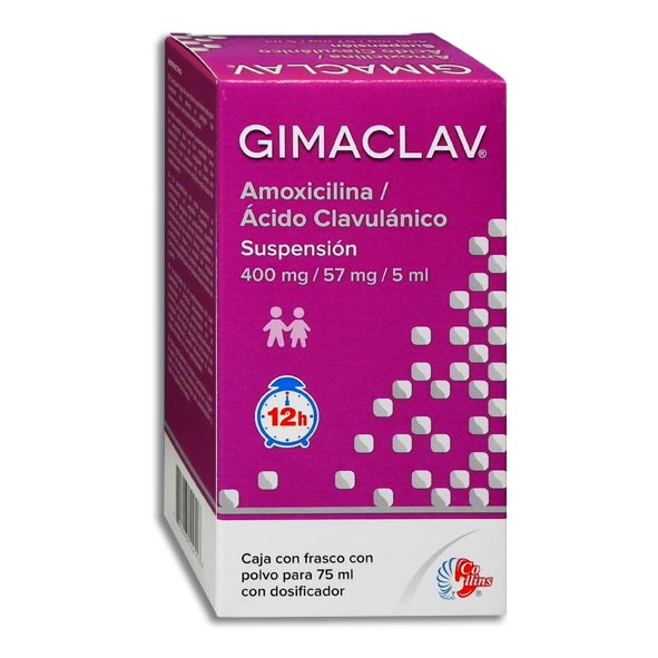 GIMACLAV 400/57MG Suspension 75 ml