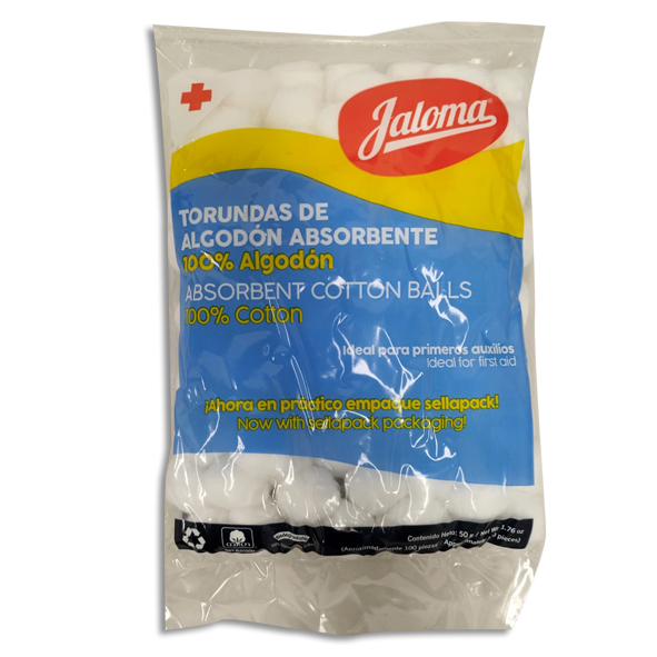 ALGODON TORUNDA JALOMA Bolsa 50 g